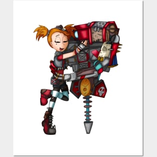 BL3 Gaige and Deathtrap Posters and Art